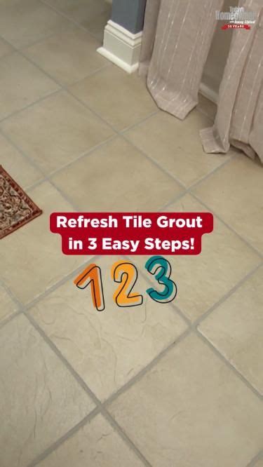 Refresh Tile Grout In 3 Easy Steps Tiles Diy And Home Improvement