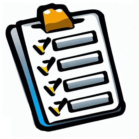 checklist clipart image clipartworld