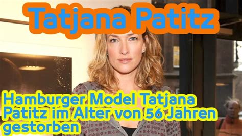 Tatjana Patitz Hamburger Model Tatjana Patitz Im Alter Von 56 Jahren