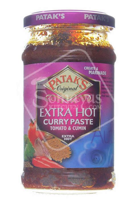 Patak S Extra Hot Curry Spice Paste G Hallans