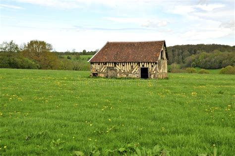 Old Barn In French Countryside Stock Image Image Of Cruck Country
