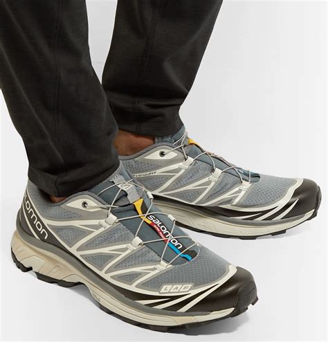 Salomon Slab Xt 6 Softground Lt Adv Mesh And Rubber Running Sneakers