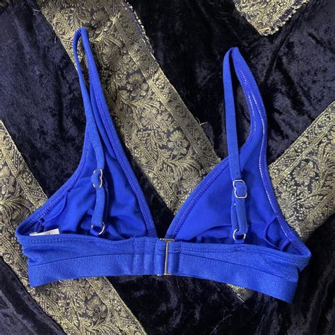 Xhilaration Women S Blue Bikini And Tankini Tops Depop