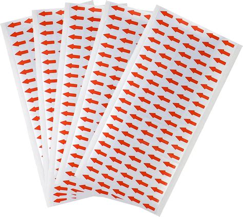 amazoncom kalione pcs vinyle red arrow stickers labels small