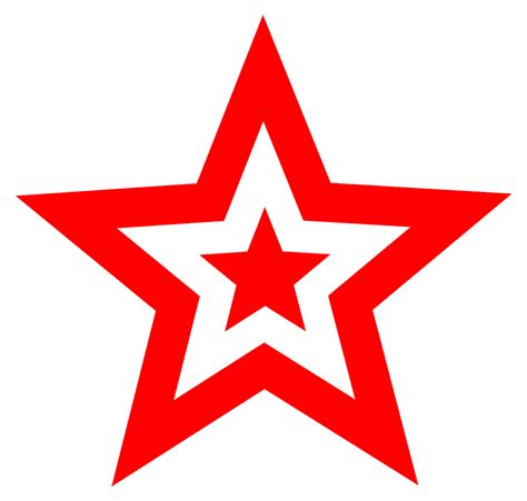 Red Star Clipart - ClipArt Best