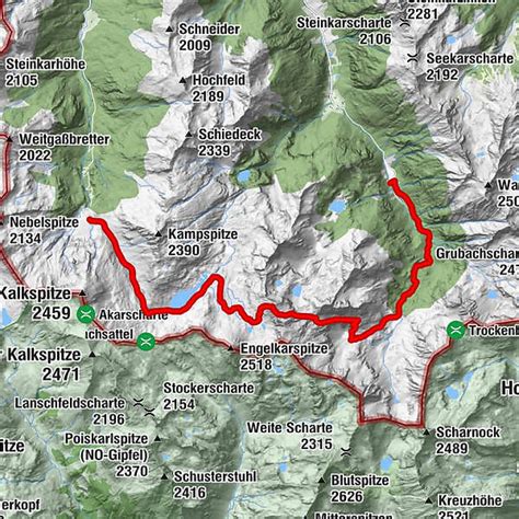 Rotmandlspitze Von Der Ursprungalm Zur Eschachalm BERGFEX