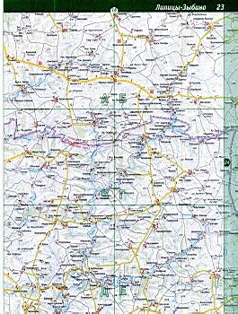 Карта Тульской области топографическая. Подробная топографическая карта ...