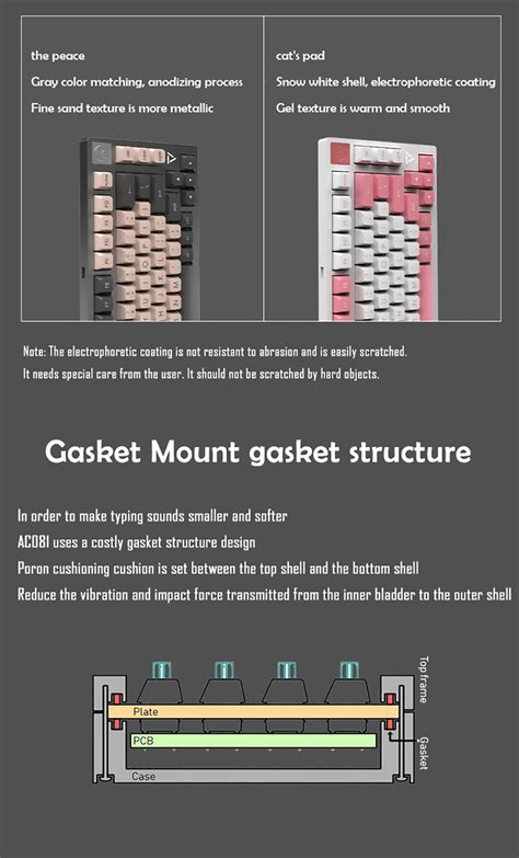 Ajazz Ac Hot Swappable Wired Mechanical Gaming Keyboard