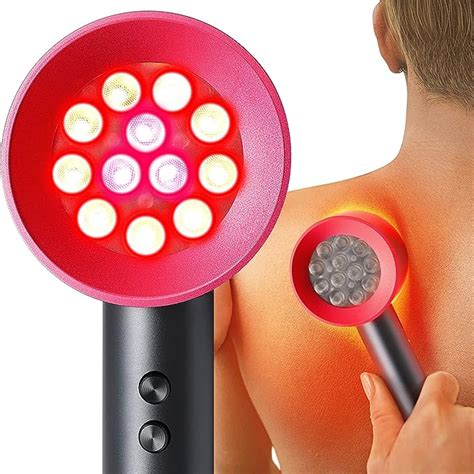 Megelin Red And Blue Light Therapy Handheld Device Megelin