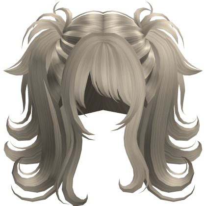 Fluffy Dark Blonde Pigtails Roblox