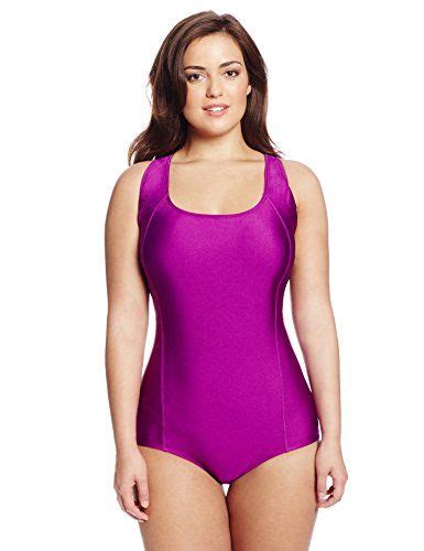 Speedo Womens Plus Size Powerflex Conservative Ultraback One Piece