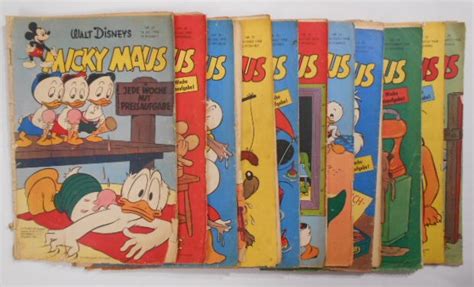 Micky Maus 1958 Heft Nr 27 Bis Nr 51 By Disney Walt Akzeptabel