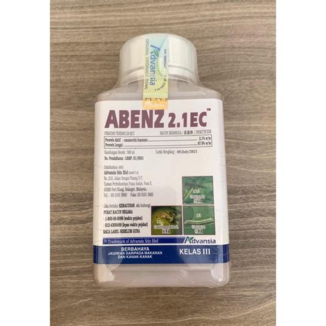 Abenz Ec Ml Racun Serangga Emamectin Benzoate W W