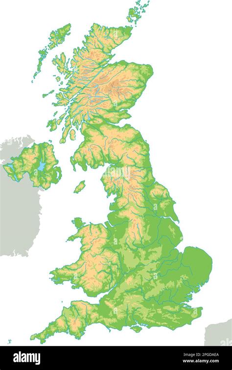 uk physical map