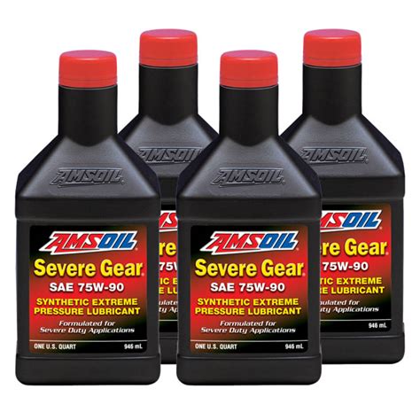 AMSOIL Severe Gear Lube SAE 75W90. Extreme Gear Oil 75W90. 1 US Quart ...