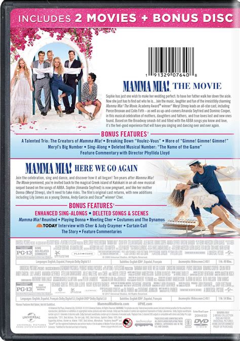 Mamma Mia 2 Movie Collection Yaxa Colombia