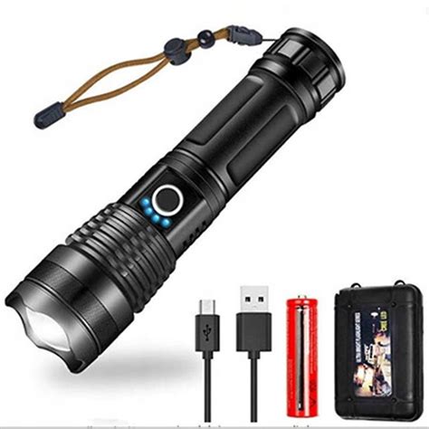 Led Flashlight 10000 Lumens, 5000mah Usb - 12700595851 - oficjalne ...