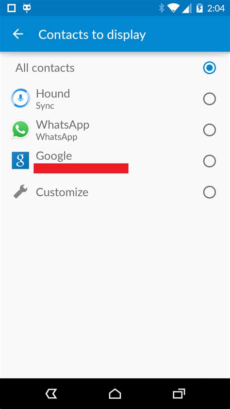 Exchange contacts don't show up in Contacts app - Android Enthusiasts ...