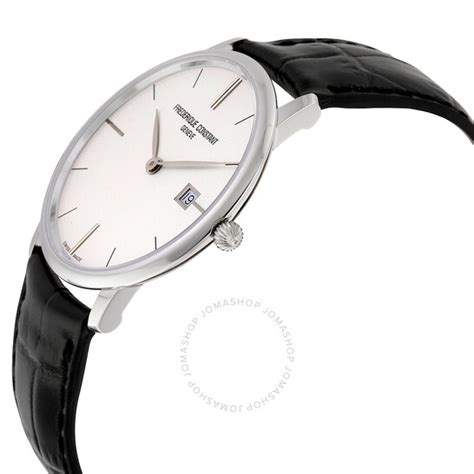 Frederique Constant Slimline Silver Dial Men's Watch FC-220S5S6 ...