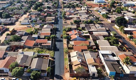 Nova Alvorada Do Sul Asfalto Chega Ao Bairro Maria De Lourdes