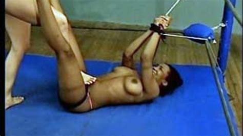 Asian She Bitch Kim Beats Black Vixen Sammys Ass Part 03 Backalley Gym Catfights Mixed