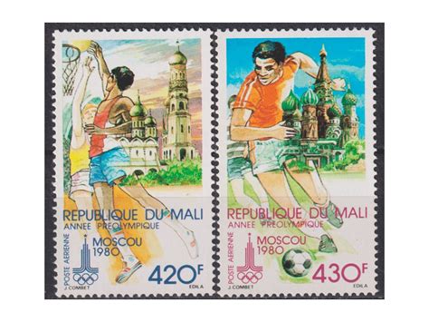 Купить Мали. Москва-80. Почтовые марки 1980г. в интернет-магазине ...