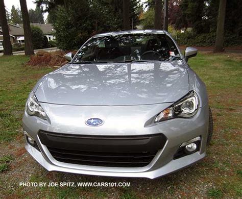 Front Of A 2015 Brz Ice Silver Shown