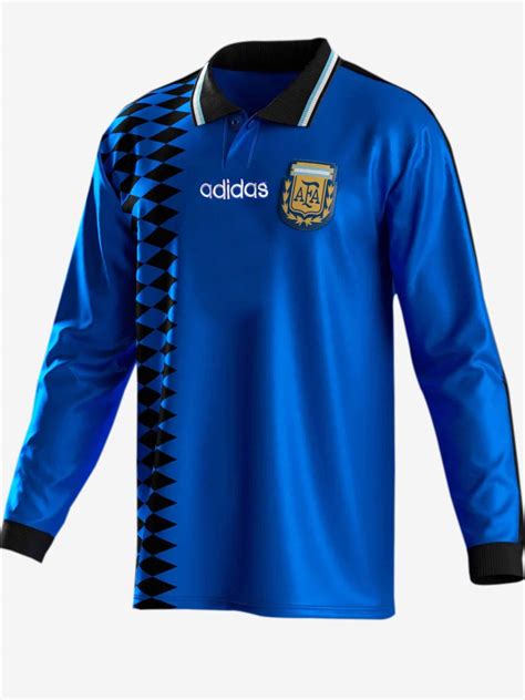 Argentina Away 1994 Retro Kit Long Sleeves Buy in India.