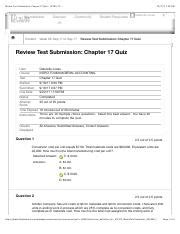 Review Test Submission Chapter 17 Quiz INTRO TO Pdf Review