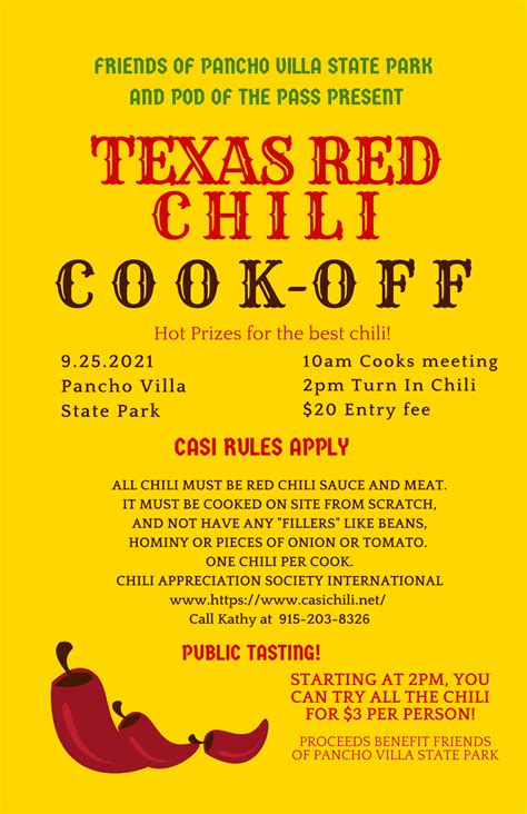 Texas Red Chili Cook-Off - Columbus, New Mexico News