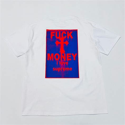 supreme シュプリーム Fuck Money Tシャツ 日本人対応 必ず届く パロディ専門ショップ シーシーラボでは