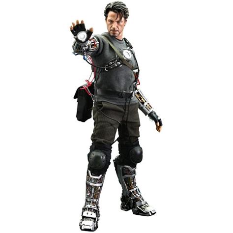 Hot Toys Movie Masterpiece Limited Edition Scale Collectible Figure Tony Stark Mech Test