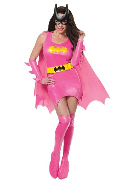 Dc Comics Batgirl Pink Womens Costume