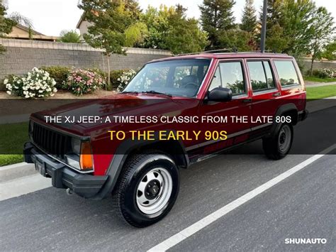 The Xj Jeep A Timeless Classic From The Late 80s To The Early 90s
