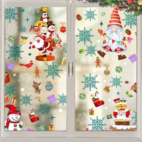 Pegatinas Ventana Navidad Decorativas Calcoman A Pzsx X C Mercadolibre