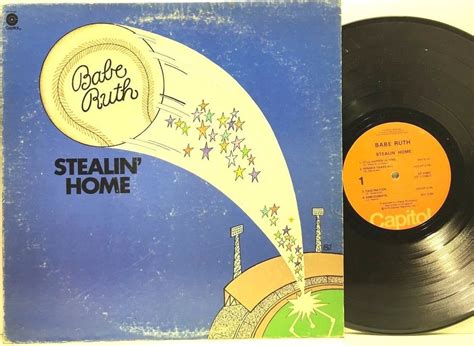 Babe Ruth Stealin Home Capitol ST 11451 Original LP Vinyl Record Album Vinyl Record