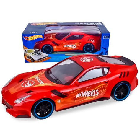 Hot Wheels Auto Fricci N De Juguete Sprint Racer Cm Rojo El Rey Del Entretenimiento