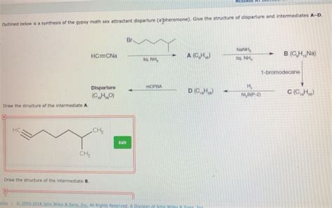 Solved Outined Below Is A Synthesis Of The Gvpsy Moth Sex Chegg
