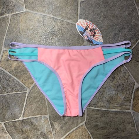 Heat Swim Bingo Surf Classic Side String Bikini Bottom Poshmark