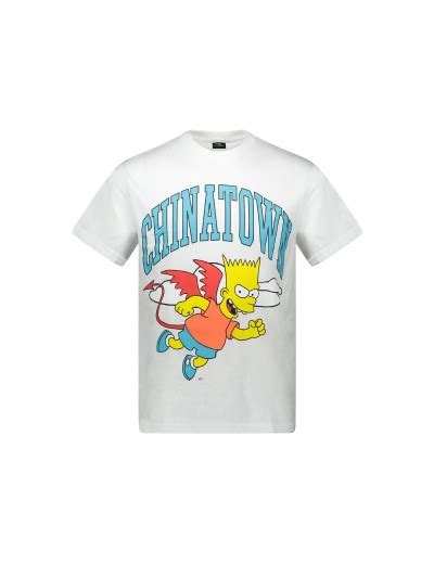 CHINATOWN MARKET X SIMPSONS FAMILY DEVIL ARC TEE WHITE