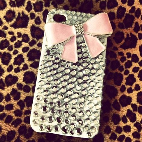 Rhinestone Bow Iphone 4s Case By Ambellawcases On Etsy 2500 Iphone