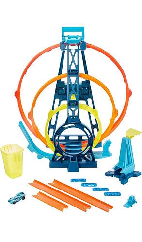 Трек Hot Wheels Track builder Тройная петля Hot Wheels Track Builder
