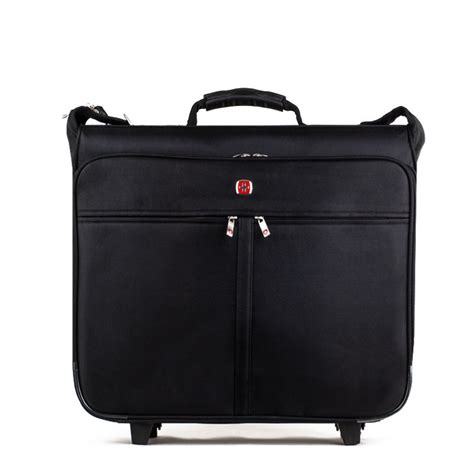 Большой чемодан портплед на колесах для перевозки костюмов черный ...