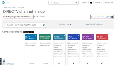 At T U Verse Channel Lineup Comparison