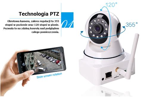 Kamera IP Wi-Fi RoCam CloudCam NC400 P2P - sklep internetowy hurt.com.pl