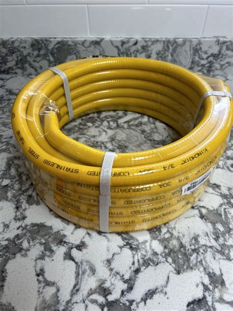 Csst Corrugated Stainless Steel Tubing Ft Flexible Natural Gas