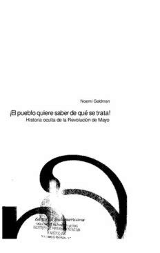 El Pueblo Quiere Saber De Qu Se Trata Historia Oculta De La