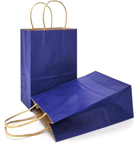 Amazon AZOWA Gift Bags Mini Small Kraft Paper Bags With Handles 4