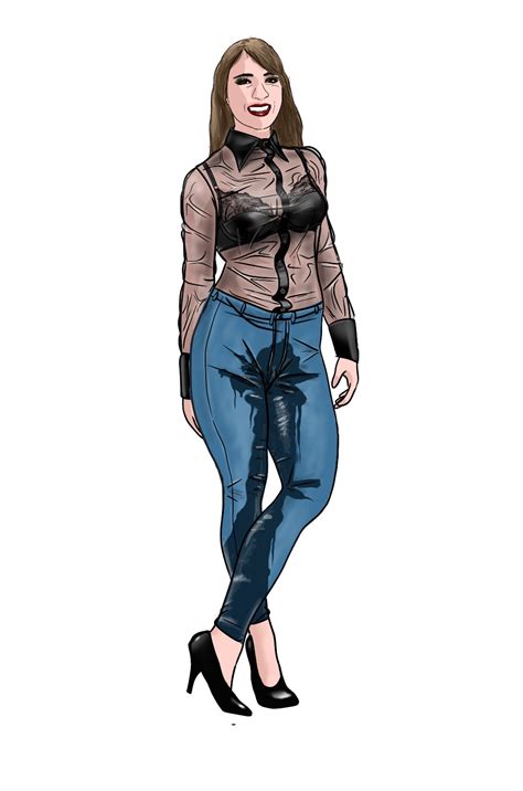 Evelyn Wets Her Jeans By Blip Hentai Foundry