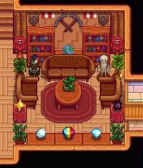 Living Room Stardew Valley Stardew Valley Layout Stardew Valley Farms